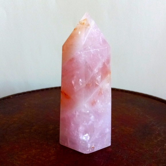 Rose quartz chunky tower. - Picture 3 of 6